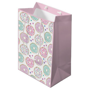 Donut Patroon Mooie Kleuren Medium Cadeauzakje