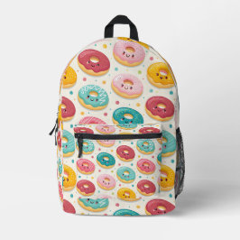Donut Pattern Bedrukte Rugzak