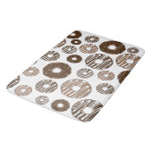 Donut Pattern, Chocolate Donuts, Karamel Donuts Badmat (Gekanteld)