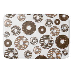 Donut Pattern, Chocolate Donuts, Karamel Donuts Badmat