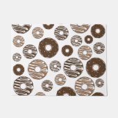 Donut Pattern, Chocolate Donuts, Karamel Donuts Deurmat (Voorkant)