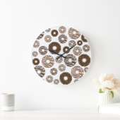 Donut Pattern, Chocolate Donuts, Karamel Donuts Grote Klok (Huis)