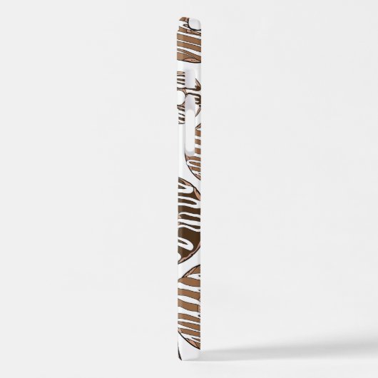 Donut Pattern, Chocolate Donuts, Karamel Donuts iPhone Hoesje (Linkerkant)