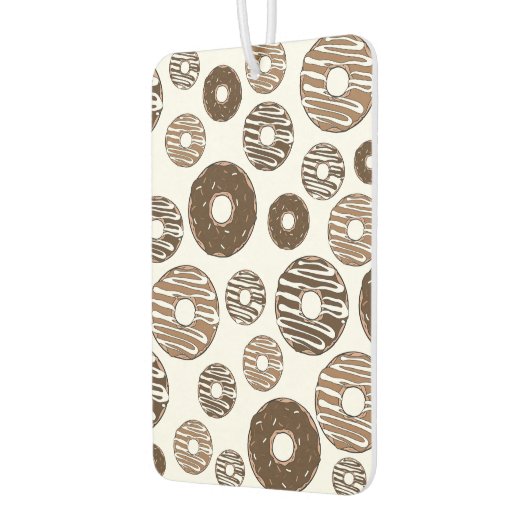 Donut Pattern, Chocolate Donuts, Karamel Donuts Luchtverfrisser (Links)