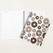 Donut Pattern, Chocolate Donuts, Karamel Donuts Planner (Display)