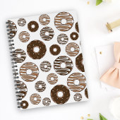 Donut Pattern, Chocolate Donuts, Karamel Donuts Planner