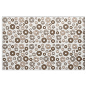 Donut Pattern, Chocolate Donuts, Karamel Donuts Stof (Fat Quarter)