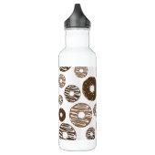 Donut Pattern, Chocolate Donuts, Karamel Donuts Waterfles (Links)