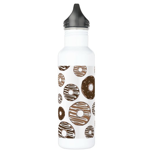 Donut Pattern, Chocolate Donuts, Karamel Donuts Waterfles (Links)