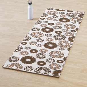 Donut Pattern, Chocolate Donuts, Karamel Donuts Yogamat