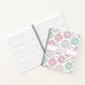 Donut Pattern Schattige Kleurrijk Notitieboek (Binnen)