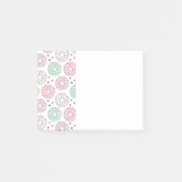 Donut Pattern Schattige Kleurrijk Post-it® Notes