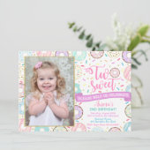 Donut Photo Anniversaire Invitation Deux Soirées D (Debout devant)