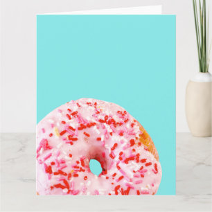 Donut Photography Food Folded Wenskaart Kaart