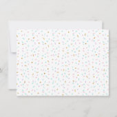 Donut Pink Gold Pastel Bedankkaart (Achterkant)