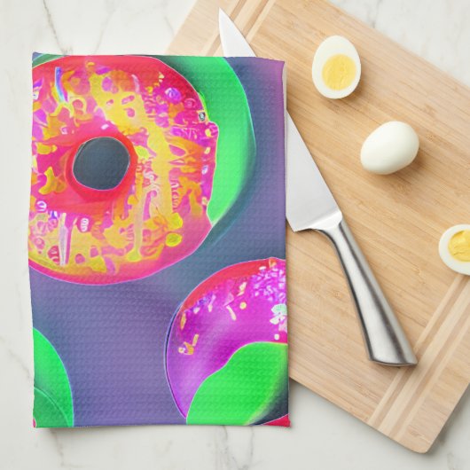 Donut Pop Theedoek (Quarter Fold)