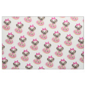Donut Pug Stof (Fat Quarter)