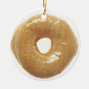 Donut Raised Glazed Keramisch Ornament