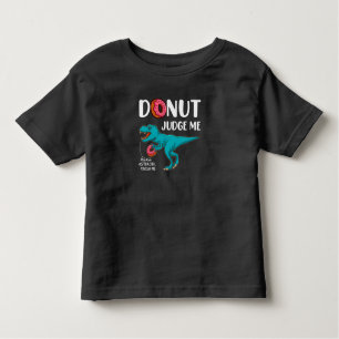 Donut rechter me T-Rex, Funny Future Paleontolog Kinder Shirts
