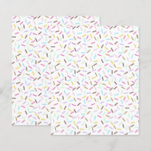 Donut Regenboog Spikkels Scrapbooking Papier