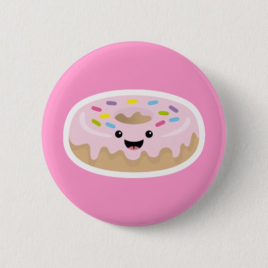 Donut Ronde Button 5,7 Cm (Voorkant)