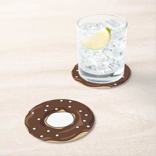 Donut Ronde Kartonnen Onderzetter (Insitu)