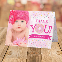 Donut rose avec arrosage Merci d'anniversaire fill