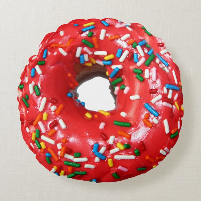 Donut Round Pillow Rond Kussen (Voorkant)