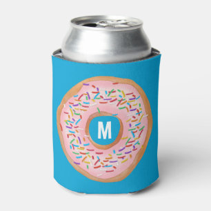 Donut roze Bevestigde sprinkklep Cute Doughnut Mon Blikjeskoeler
