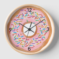 Donut Roze Bevroren Sprinkles Cute Food | Doughnut