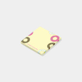 Donut Schattig Kid's Doughnut Post-it® Notes (Schuin)