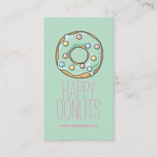 Donut Shop Bakery Caffe Pasty Visitekaartje
