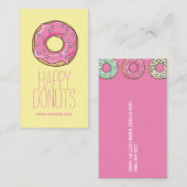 Donut Shop Bakery Caffe Pasty Visitekaartje (Voorkant / Achterkant)