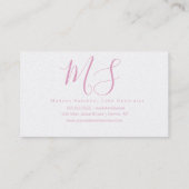 Donut Shop Bakery Waterverf Doughnut Visitekaartje (Achterkant)