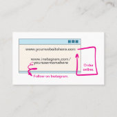  Donut Shop Visitekaartje (Achterkant)