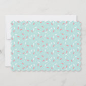 Donut Simple Mint Green Boy 1e verjaardag Kaart (Achterkant)