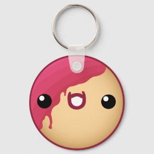 Donut Sleutelhanger Red