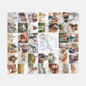 donut snoet 1 1 e verjaardag multi foto fleece bl  (Voorkant (Horizontaal))