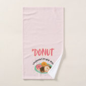 DONUT SOUS ESTIMATION (Serviette à main)