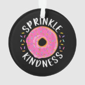 Donut Sprinkle Kindness Funny Girls Femmes Doughnu (dos)