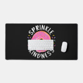 Donut Sprinkle Kindness Funny Girls Women Doughnut Bureaumat (Keyboard & Muis)