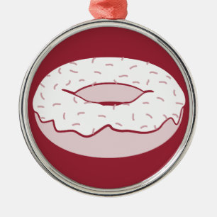 donut sprinkles metalen ornament