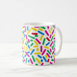 Donut Sprinkles Patterns Mok: Een leuke en grillig Koffiemok