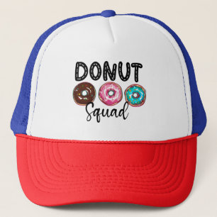 Donut Squad Group Matching Party Theme Trucker Pet
