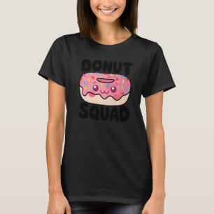 Donut Squad Meisjes Vrouwen Doughnut Eten Dessert T-shirt