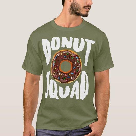 Donut Squad Shirt Cool Donut Lover Doughnut (Voorkant)