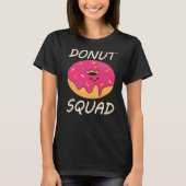 donut squad sprinkles pattern cute doughnuts t-shirt (Voorkant)