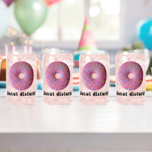 Donut storen blikvorm glas