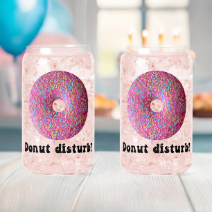 Donut storen blikvorm glas