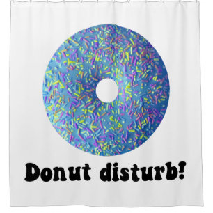 Donut storen douchegordijn